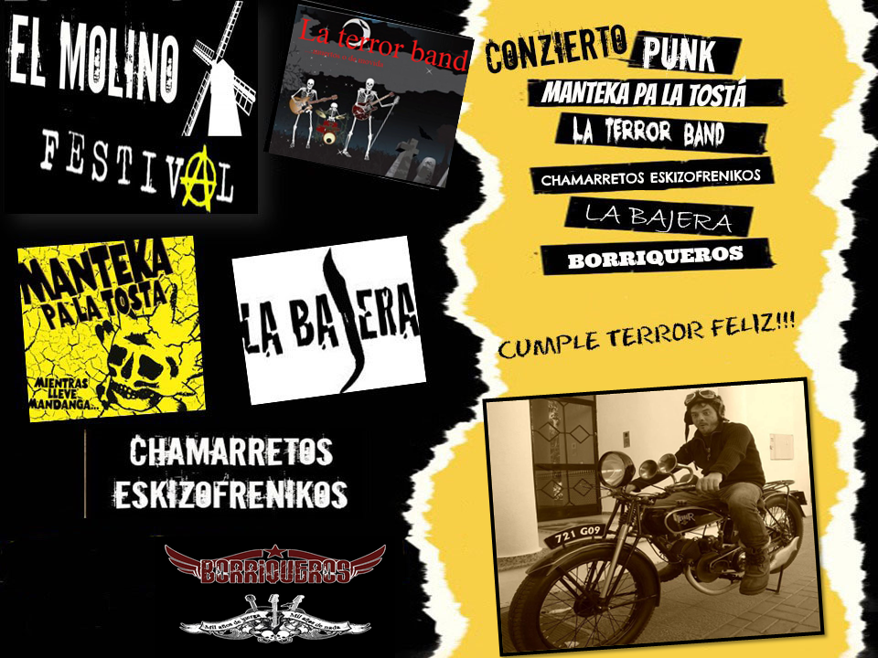 Cartel de concierto Manteka