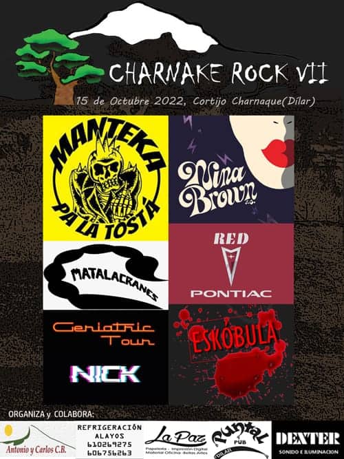 Cartel de concierto Manteka